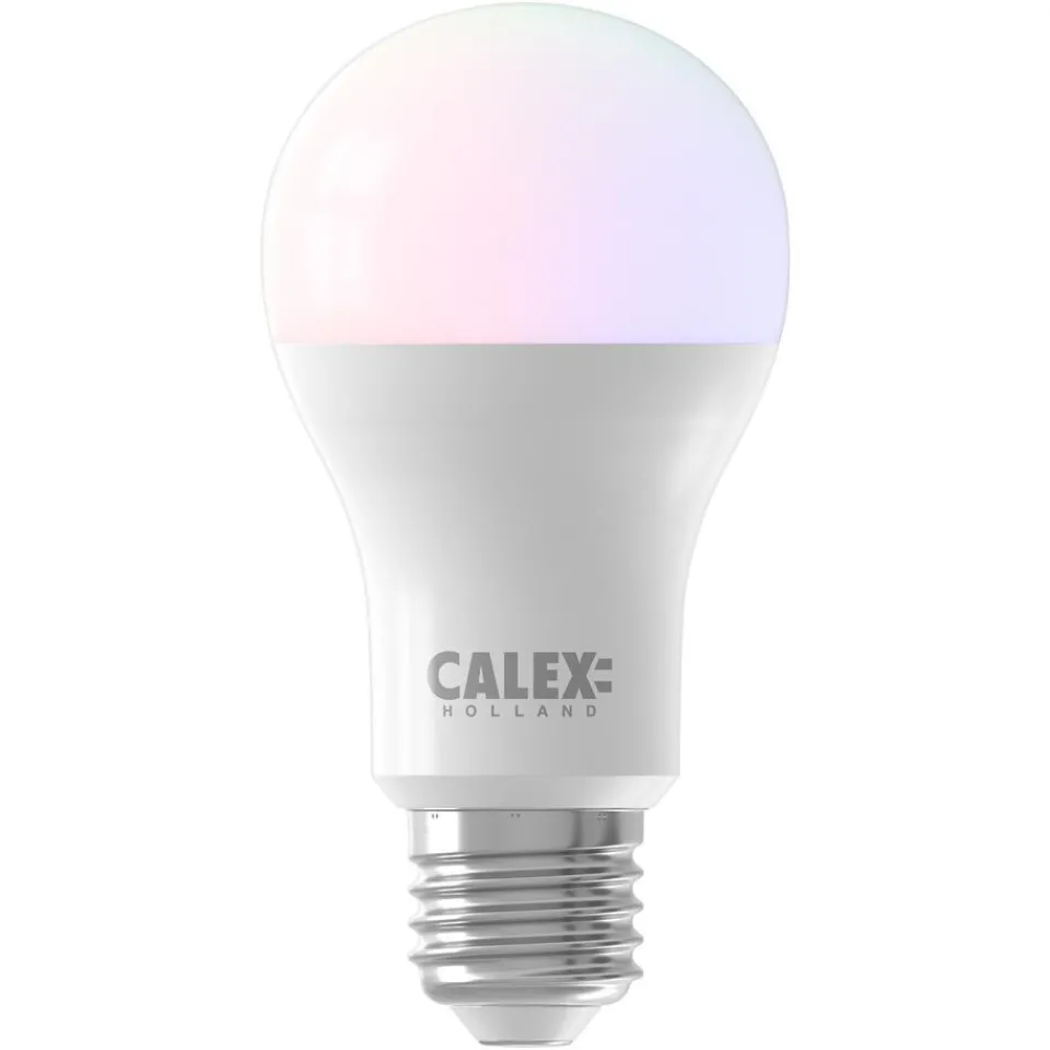 Kwantum Lichtbronnen|Calex Smart LED-standaardlamp RGB - Wit - 8,5W