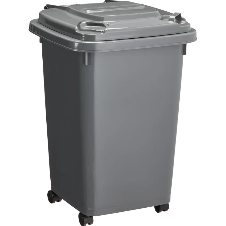 Kwantum Overige Opbergers|Afvalbakken|Container Antraciet 60 L