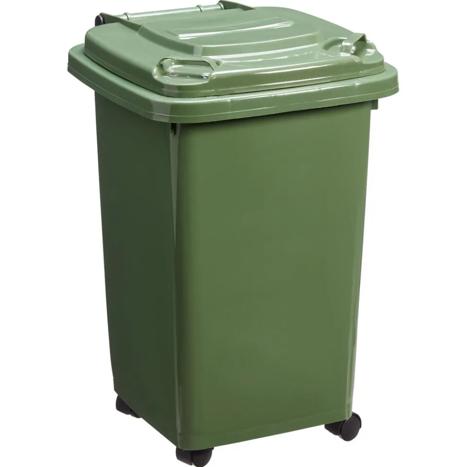 Kwantum Afvalbakken|Container Donkergroen Groen 60 L
