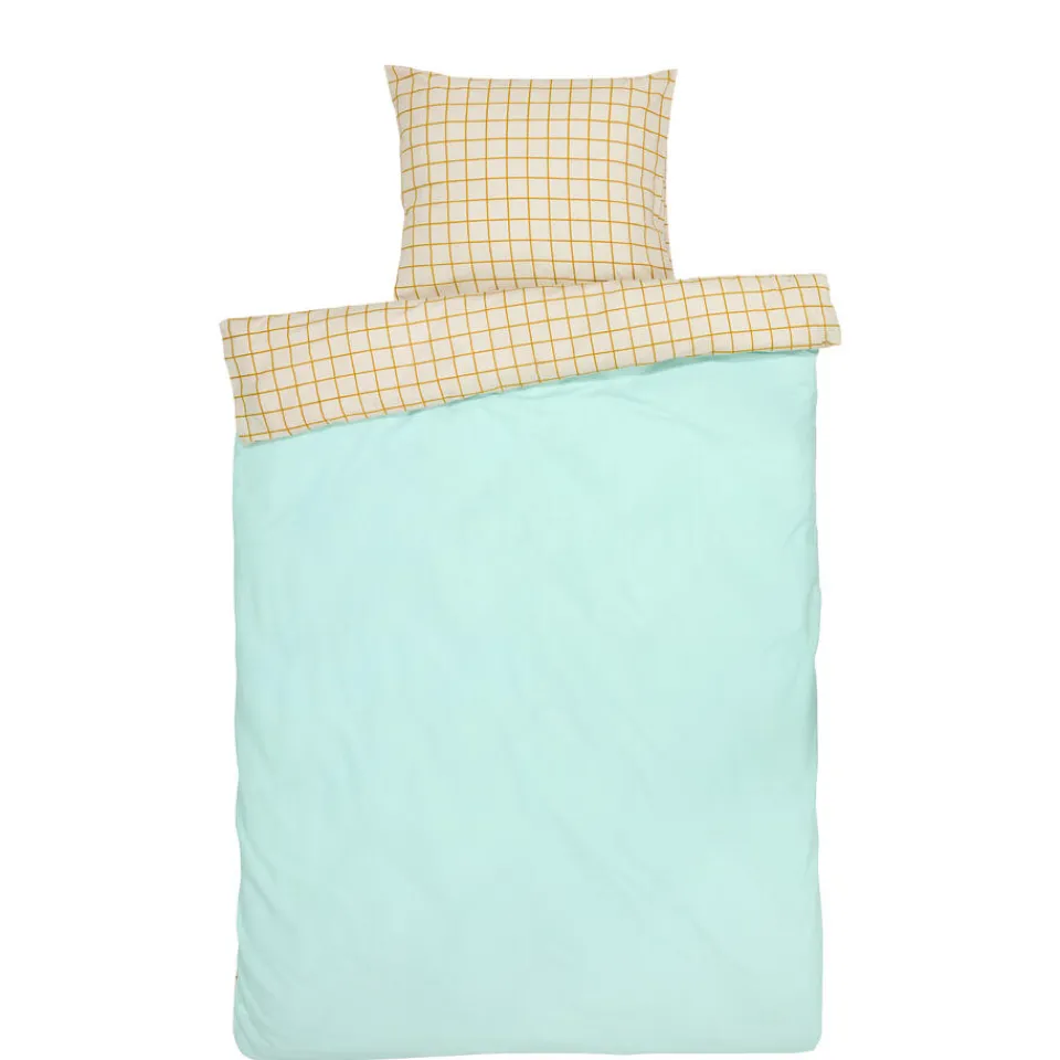 Kwantum Dekbedovertrekken|Beddengoed|Dekbedovertrek Andy Mint 240x240 Cm