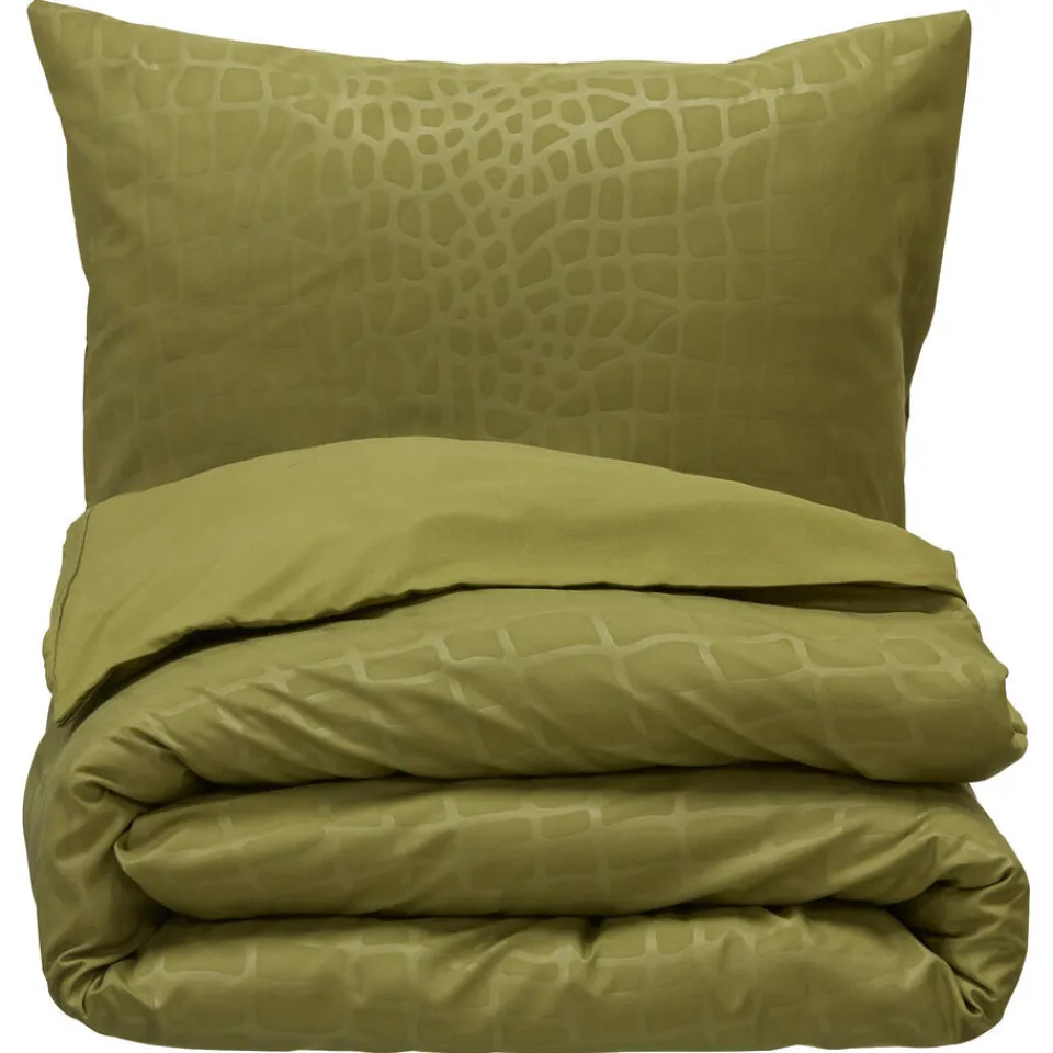 Kwantum Dekbedovertrekken|Beddengoed|Dekbedovertrek Arlo Groen - 240x220 Cm