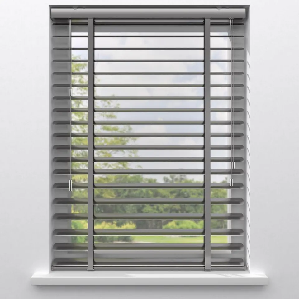 Kwantum Aluminium Jaloezieën|Houten Jaloezieën|Fenstr Aluminium Jaloezie Marlijn Brons 50mm