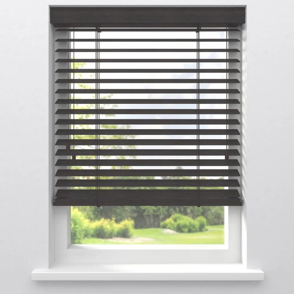 Kwantum Houten Jaloezieën|Jaloezieën|Fenstr Bamboe Jaloezie Wietze Bruin 50mm