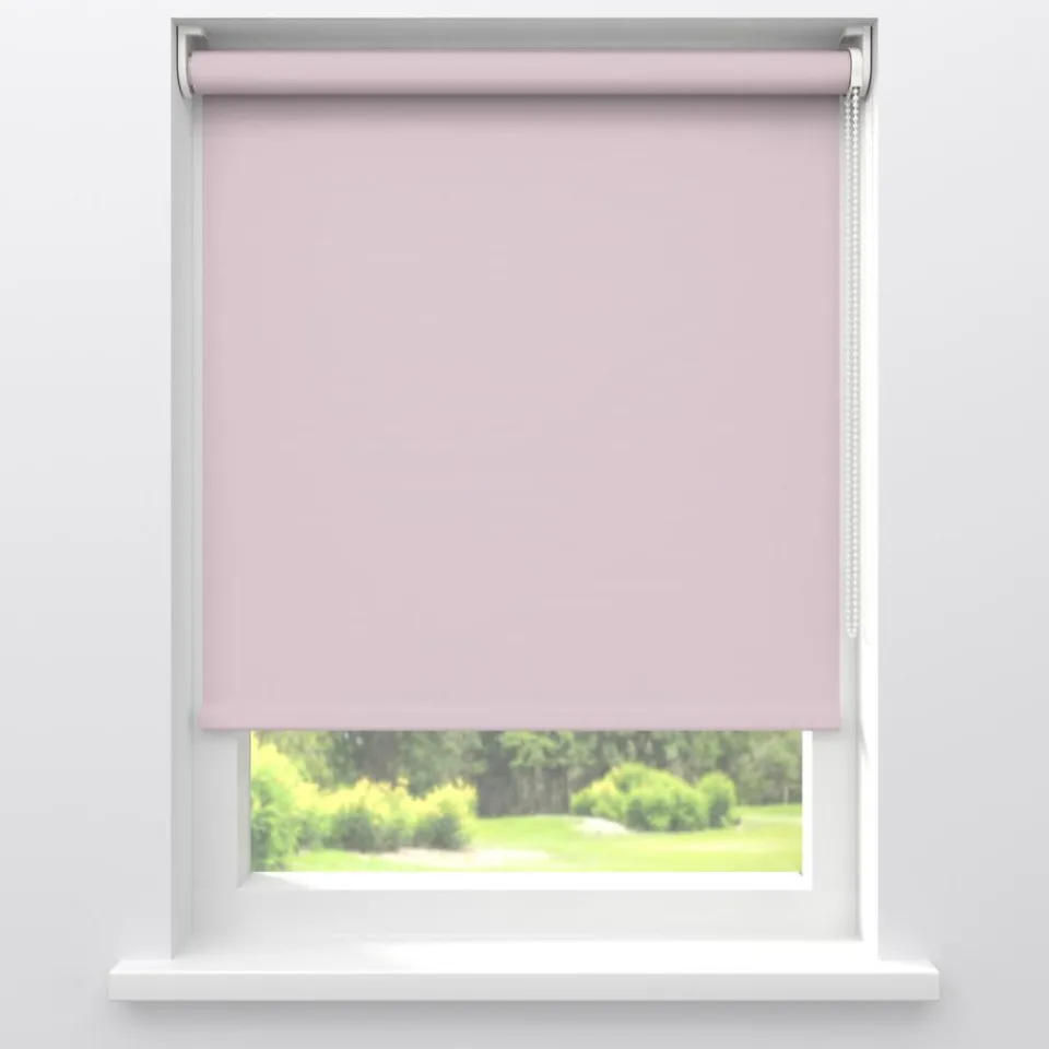 Kwantum Rolgordijnen|Fenstr Rolgordijn Ilse Roze Verduisterend