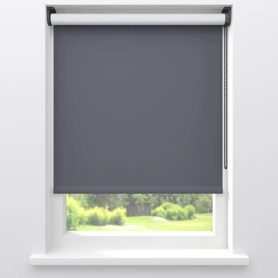 Kwantum Rolgordijnen|Fenstr Rolgordijn Noor Grijs Verduisterend