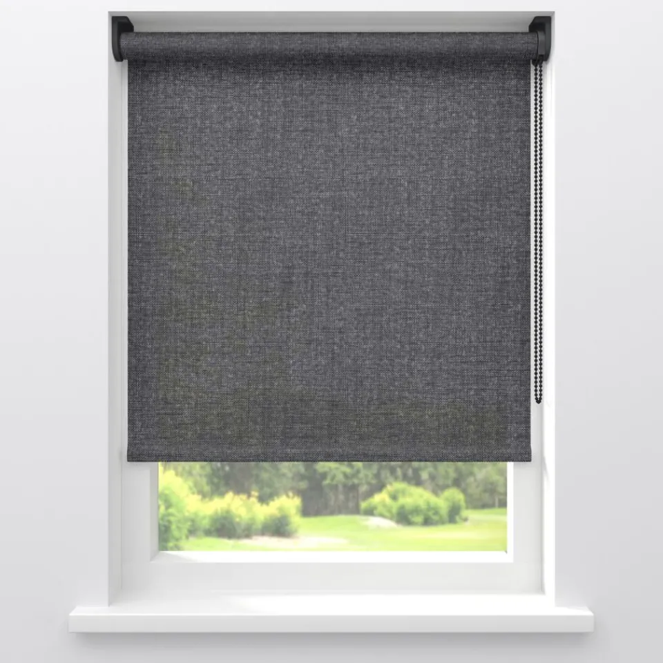 Kwantum Rolgordijnen|Fenstr Rolgordijn Screen Sep Donkergrijs