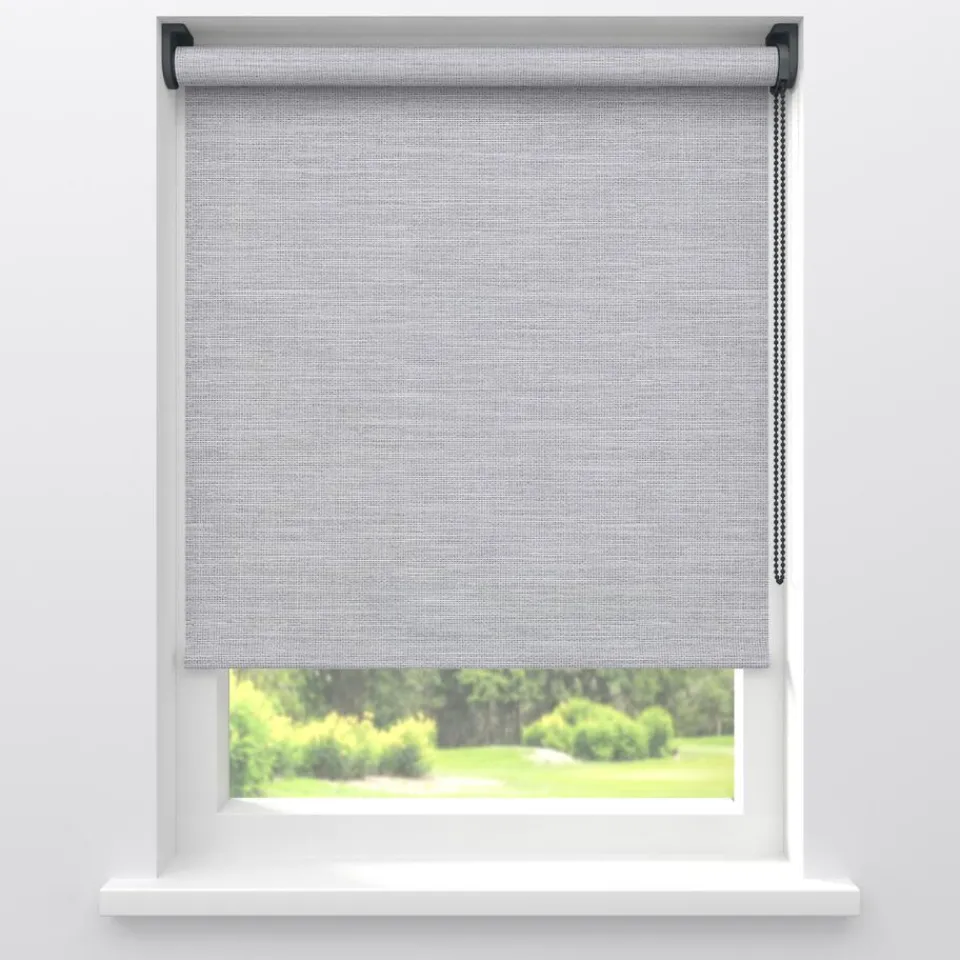 Kwantum Rolgordijnen|Fenstr Rolgordijn Jeske Grijs Lichtdoorlatend