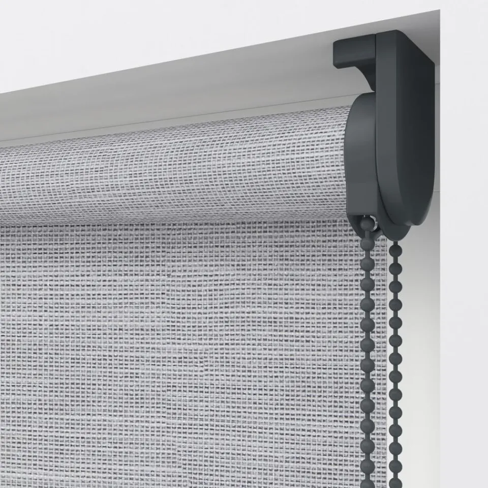 Kwantum Rolgordijnen|Fenstr Rolgordijn Jeske Grijs Lichtdoorlatend