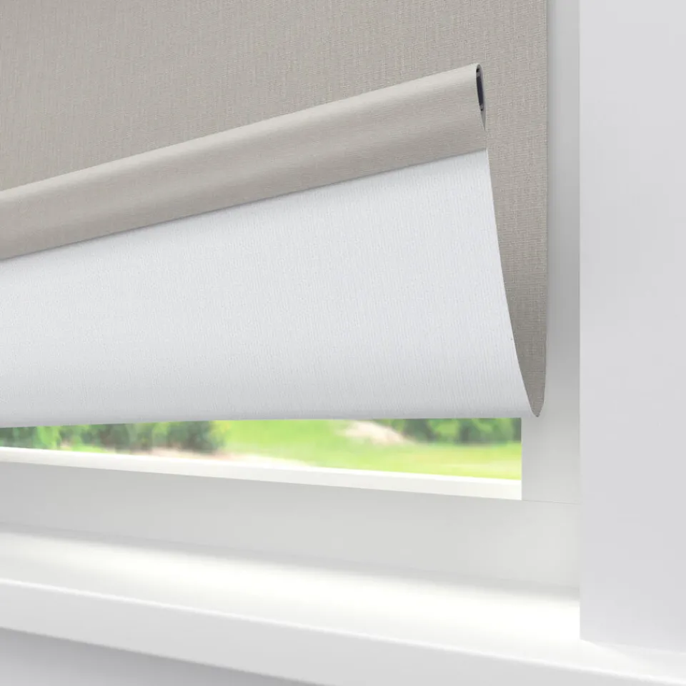 Kwantum Rolgordijnen|Fenstr Rolgordijn Noor Cement Verduisterend