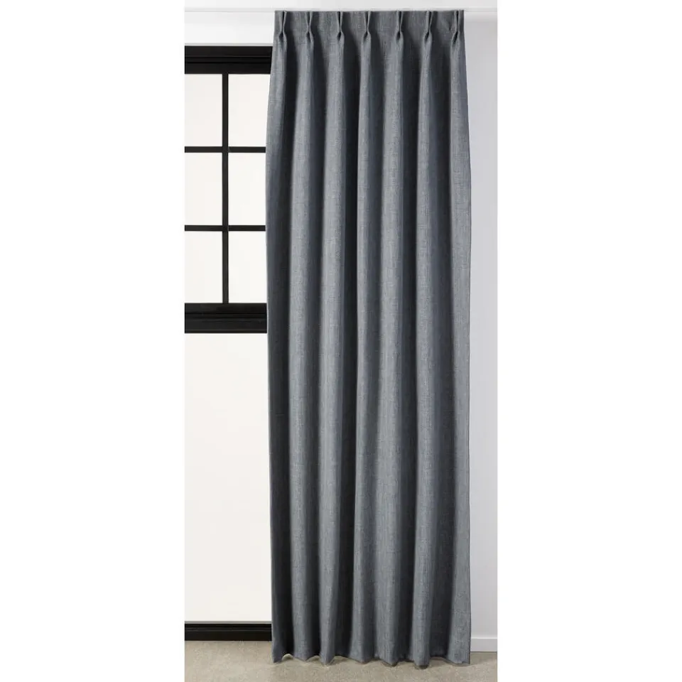 Kwantum Vouwgordijnen|Gordijnen|Gordijn Maan Donkergrijs