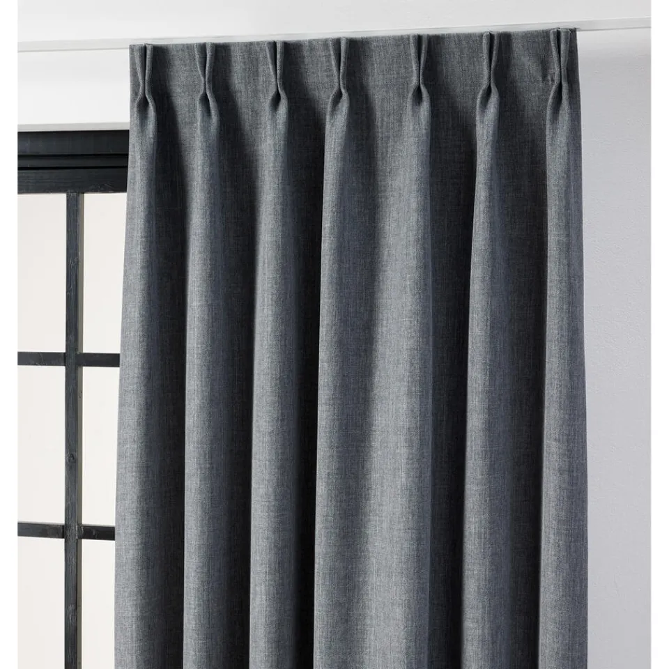 Kwantum Vouwgordijnen|Gordijnen|Gordijn Maan Donkergrijs