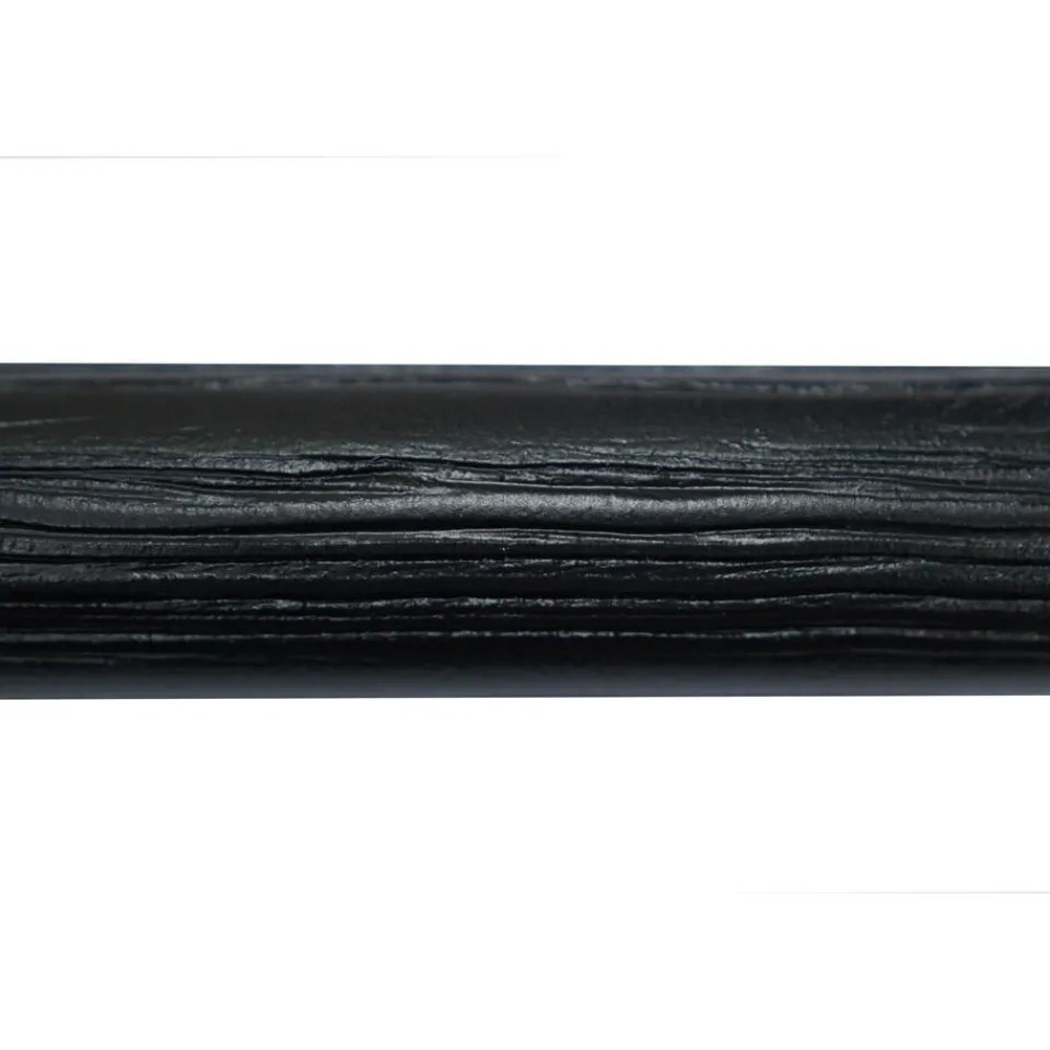 Kwantum Gordijnroedes|Gordijnroede 200cm Zwart Hout Ø28mm