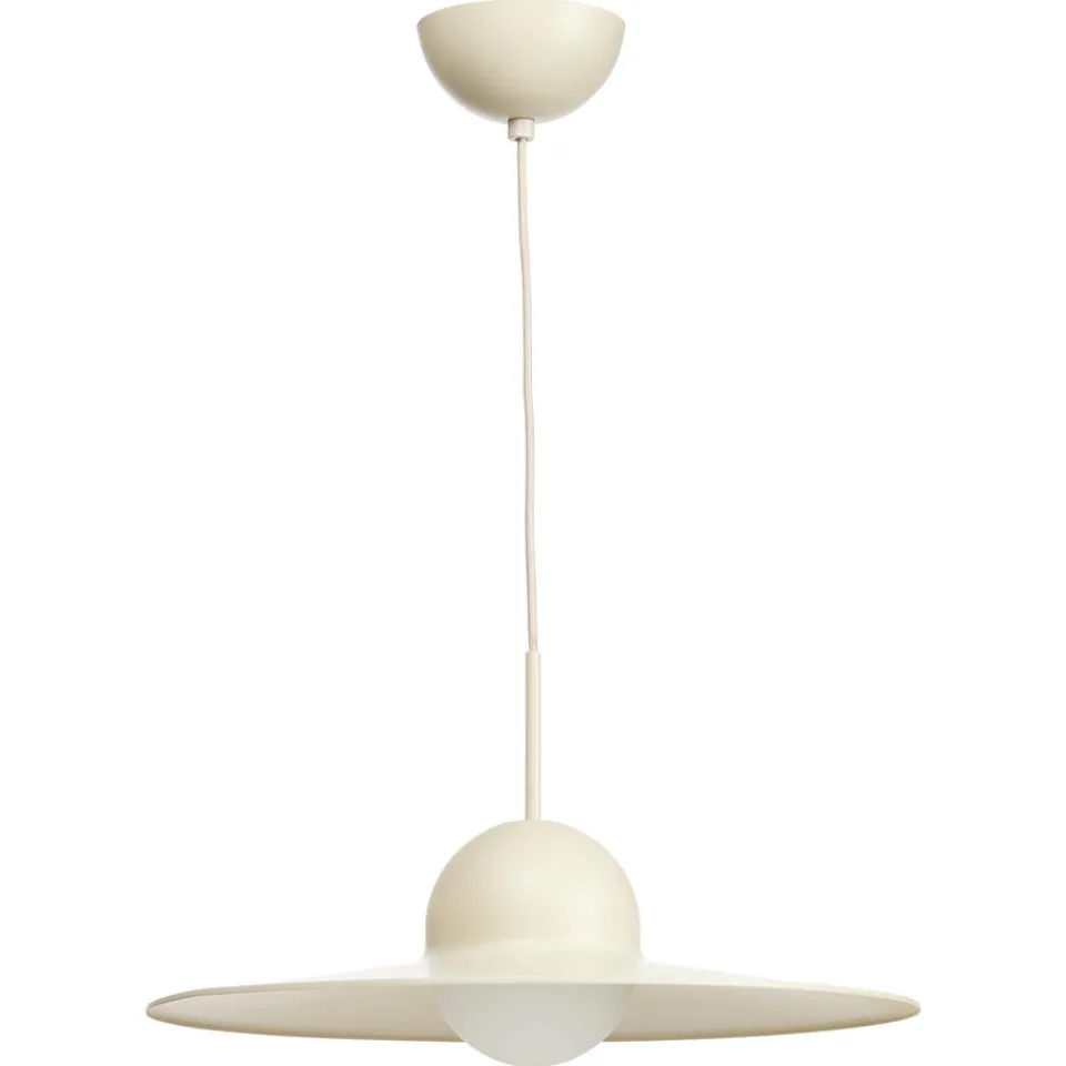 Kwantum Hanglampen|Hanglamp Beanie Off-white ø 45x120 Cm