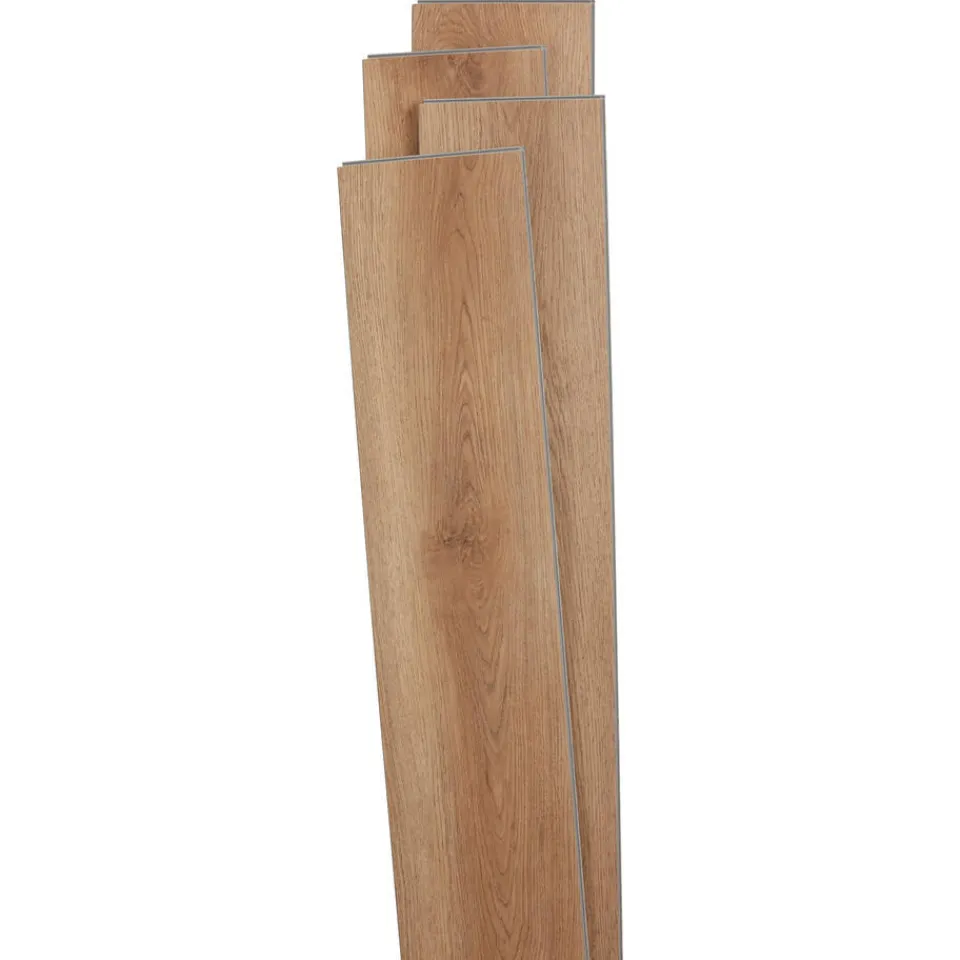 Kwantum Klik Pvc-Vloeren|2in1 Klik PVC Jiggs Eiken Met Geïntegreerde Ondervloer
