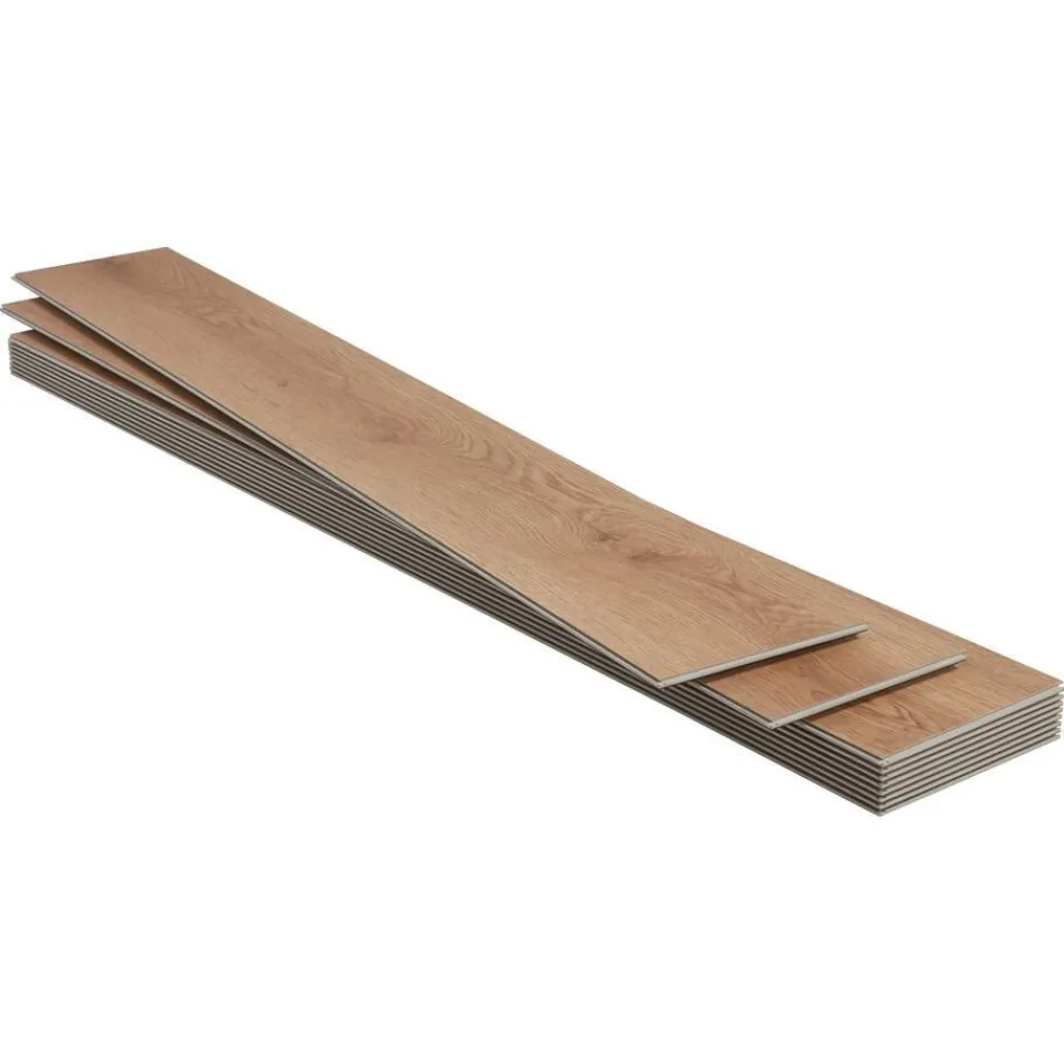 Kwantum Klik Pvc-Vloeren|2in1 Klik PVC Jiggs Eiken Met Geïntegreerde Ondervloer