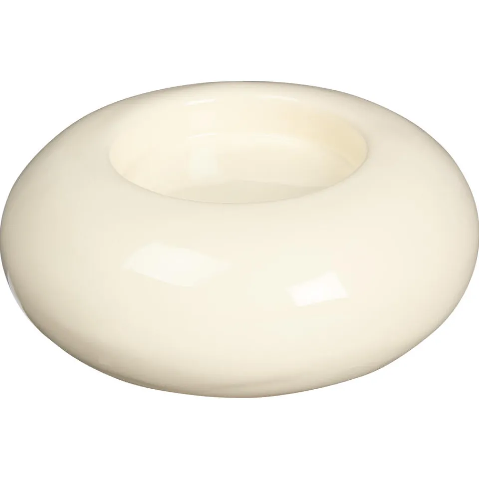 Kwantum Kandelaars|Kandelaars|Kandelaar Bumper Off-White 13,5 Cm ø 14 Cm