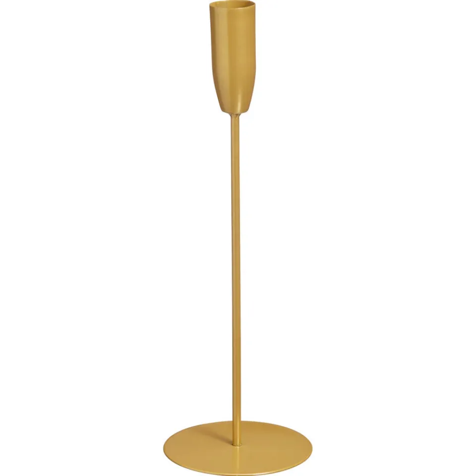 Kwantum Kandelaars|Kandelaars|Kandelaar Cholet Goud 25 Cm