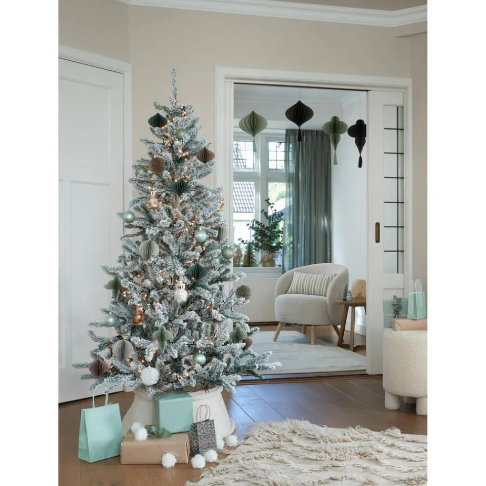 Kwantum Kerstballen & Kerstornamenten|Kerstballen Salie - 10 Stuks