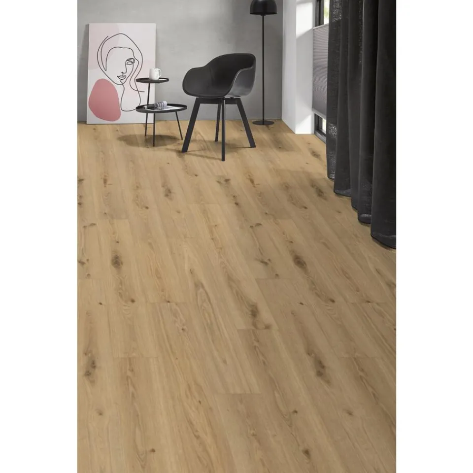 Kwantum Klik Pvc-Vloeren|Klik PVC Hanson Naturel Eiken