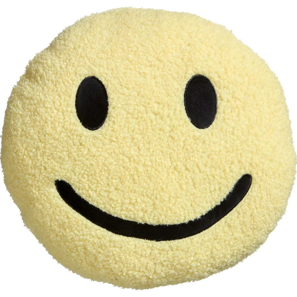 Kwantum Sierkussens|Kussen Smiley Geel Ø35 Cm ø 35 Cm