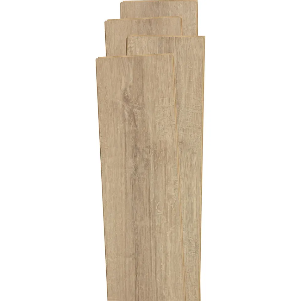 Kwantum Extra Breed Laminaat|Houtlook Laminaat|Laminaat Hazelton Bruin Eiken XL Plank