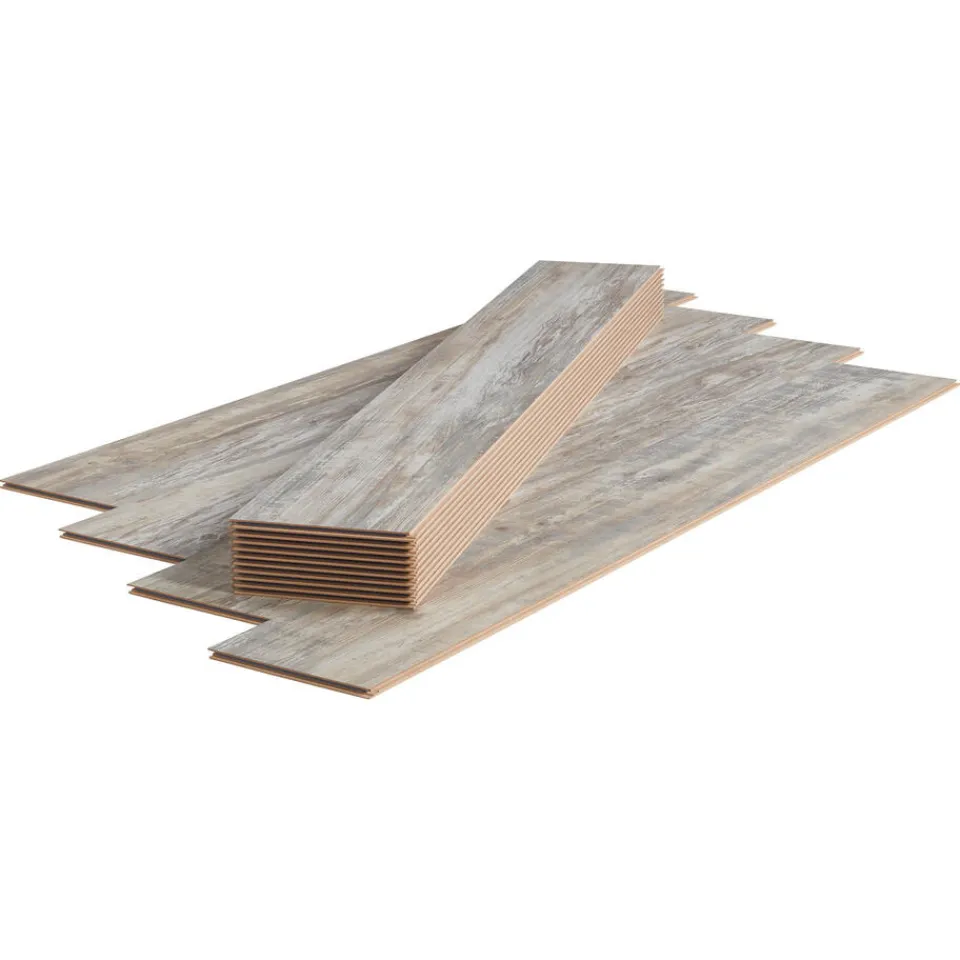 Kwantum Tegellook Laminaat|Extra Breed Laminaat|Laminaat Hot Springs Grijs XL Plank