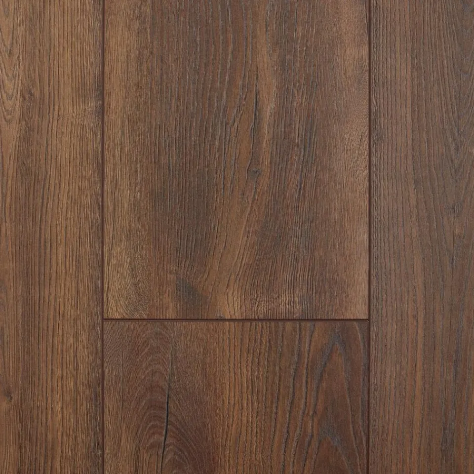 Kwantum Houtlook Laminaat|Extra Breed Laminaat|Laminaat Walsh Donker Eiken XL Plank