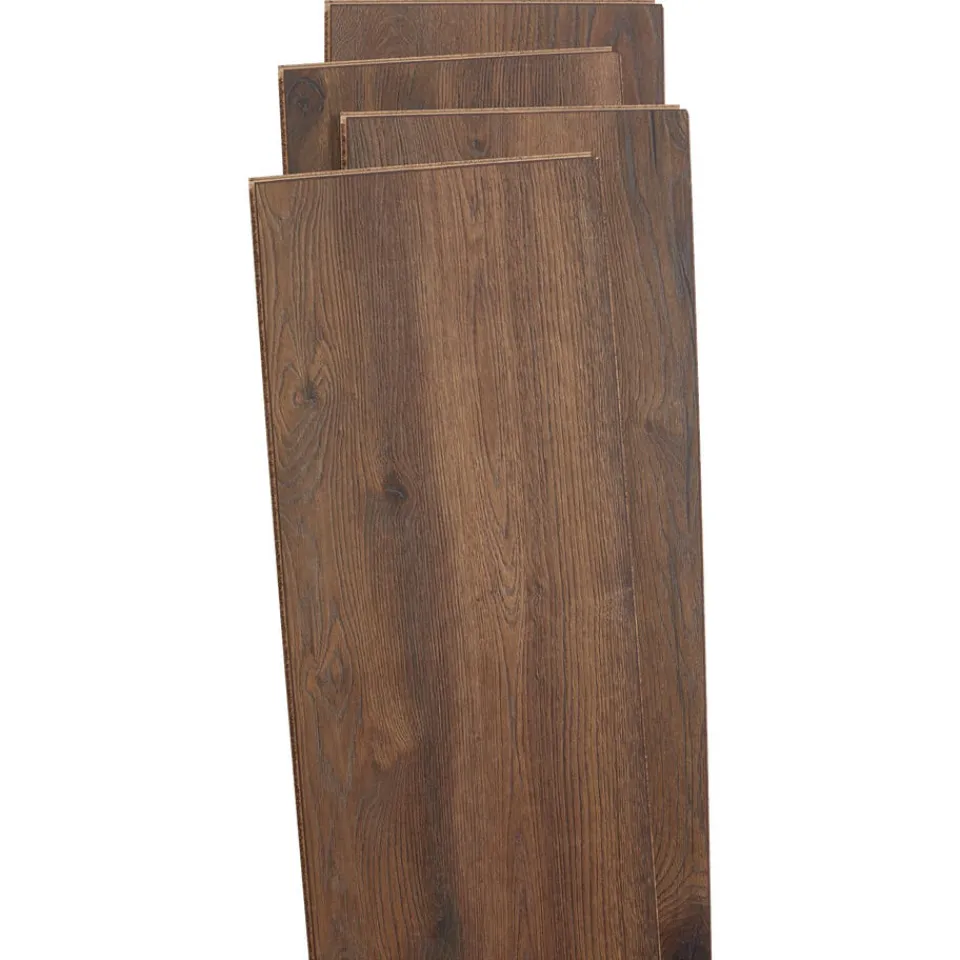 Kwantum Houtlook Laminaat|Extra Breed Laminaat|Laminaat Walsh Donker Eiken XL Plank