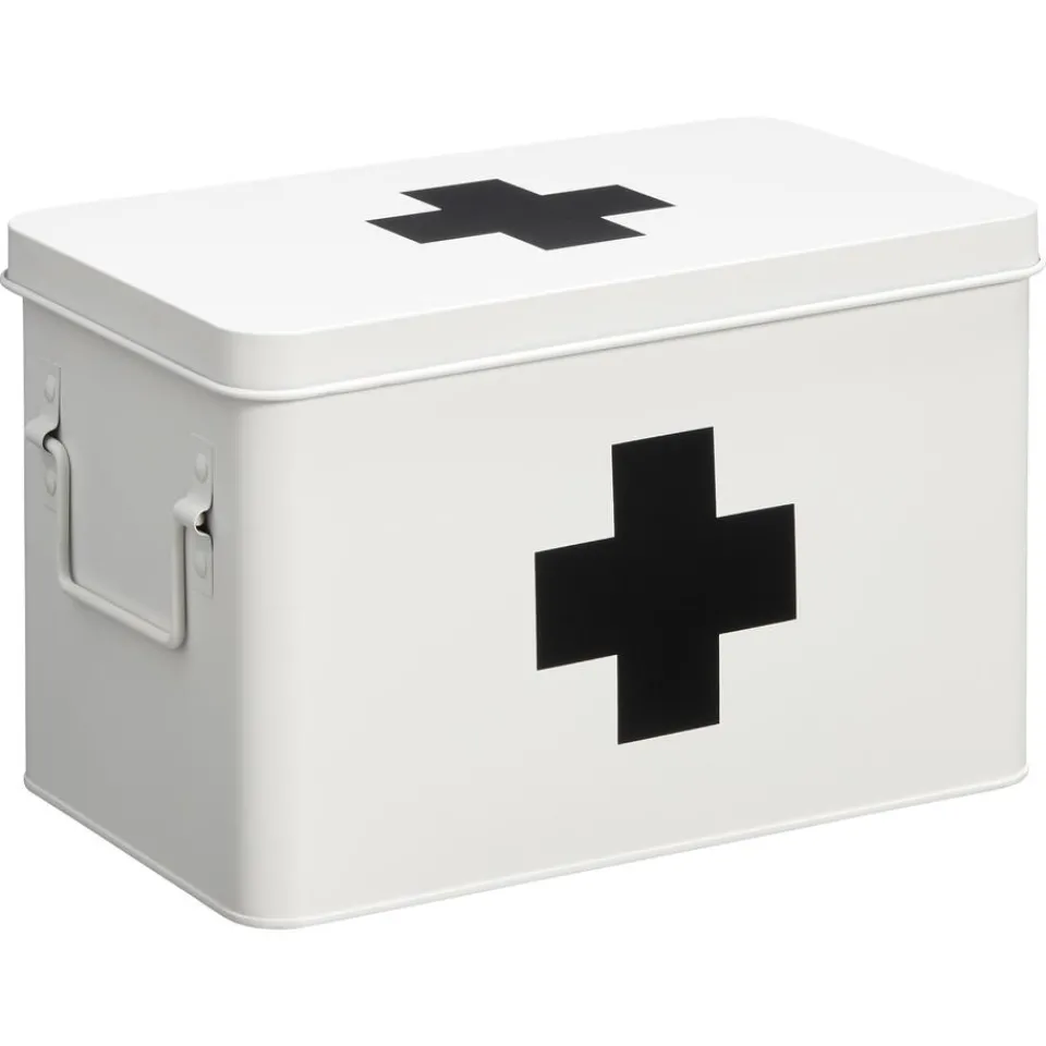 Kwantum Badkameraccessoires|Medicijnbox Wit 31x19x20 Cm