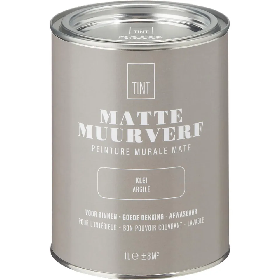 Kwantum Muurverf|Muurverf Mat Klei 1 L