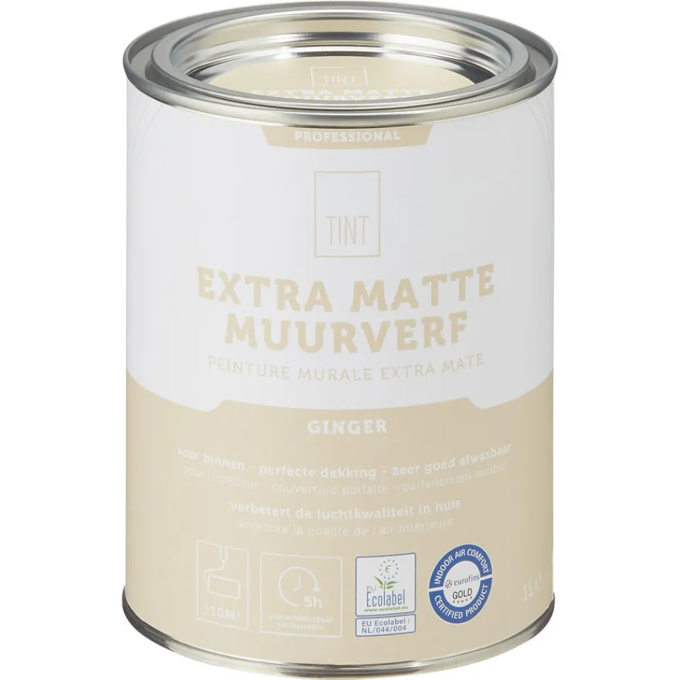 Kwantum Muurverf|Muurverf Professional Ginger 1 L