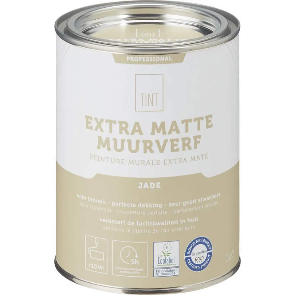 Kwantum Muurverf|Muurverf Professional Jade 1 L