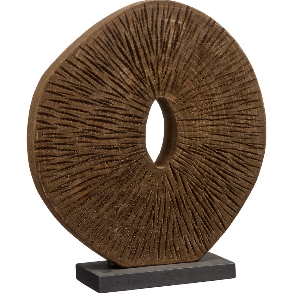 Kwantum Decoratie Beelden|Object Nora Hout Bruin 30x38 Cm