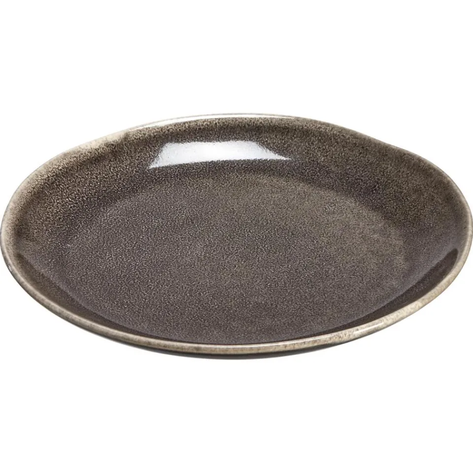 Kwantum Borden|Borden|Ontbijtbord Glaze Antraciet - ⌀22cm