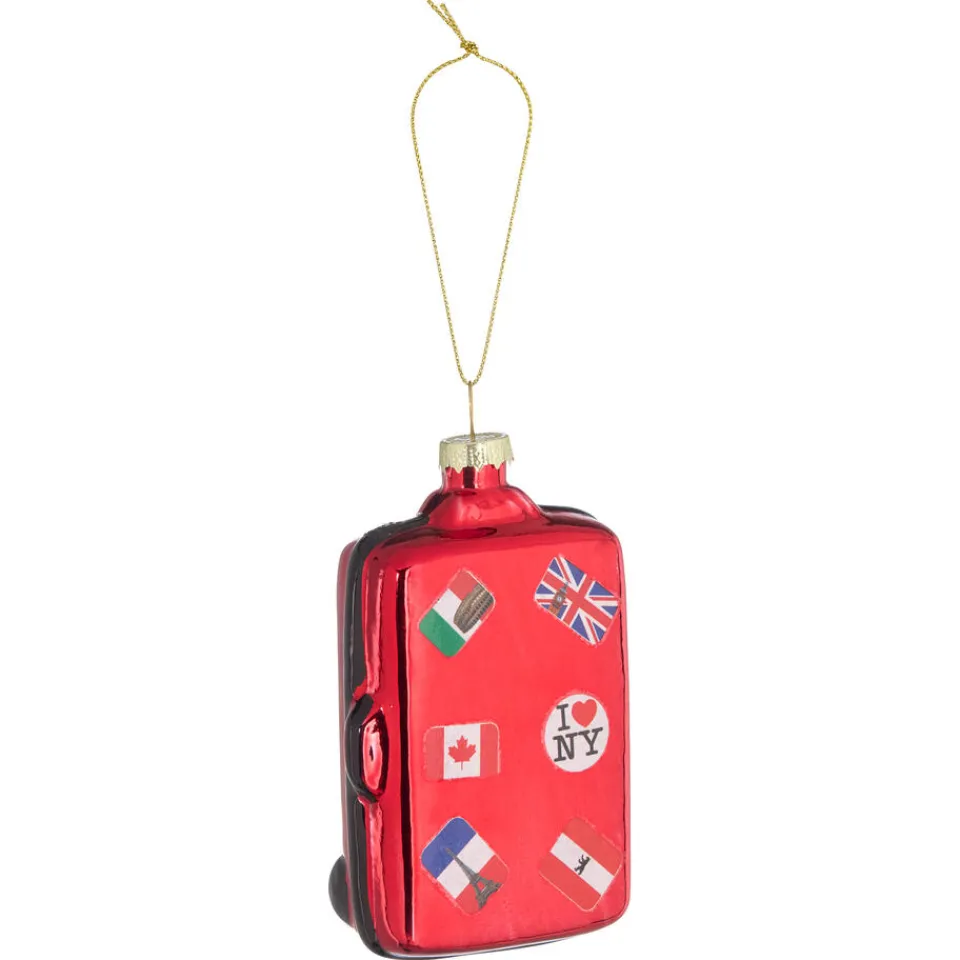 Kwantum Kerstballen & Kerstornamenten|Ornament Koffer Rood