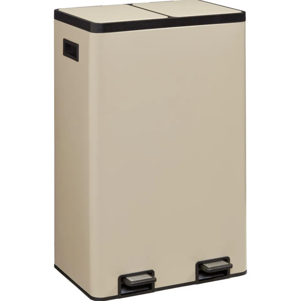 Kwantum Afvalbakken|Pedaalemmer Duo 60 Liter