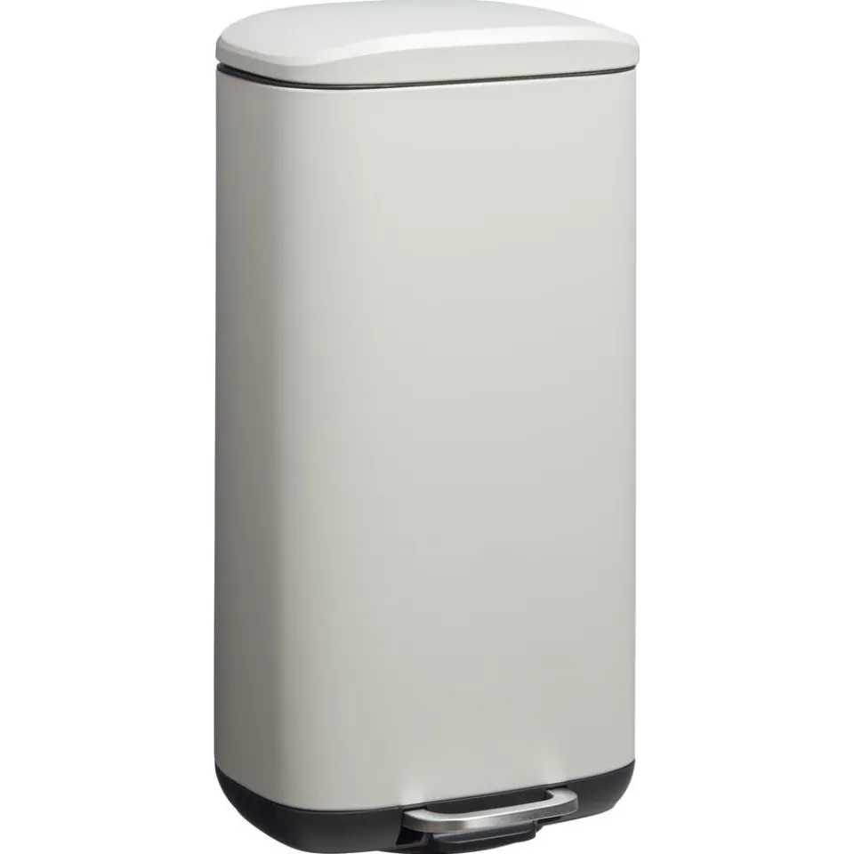 Kwantum Afvalbakken|Pedaalemmer Lux 30 Liter Lichtgrijs