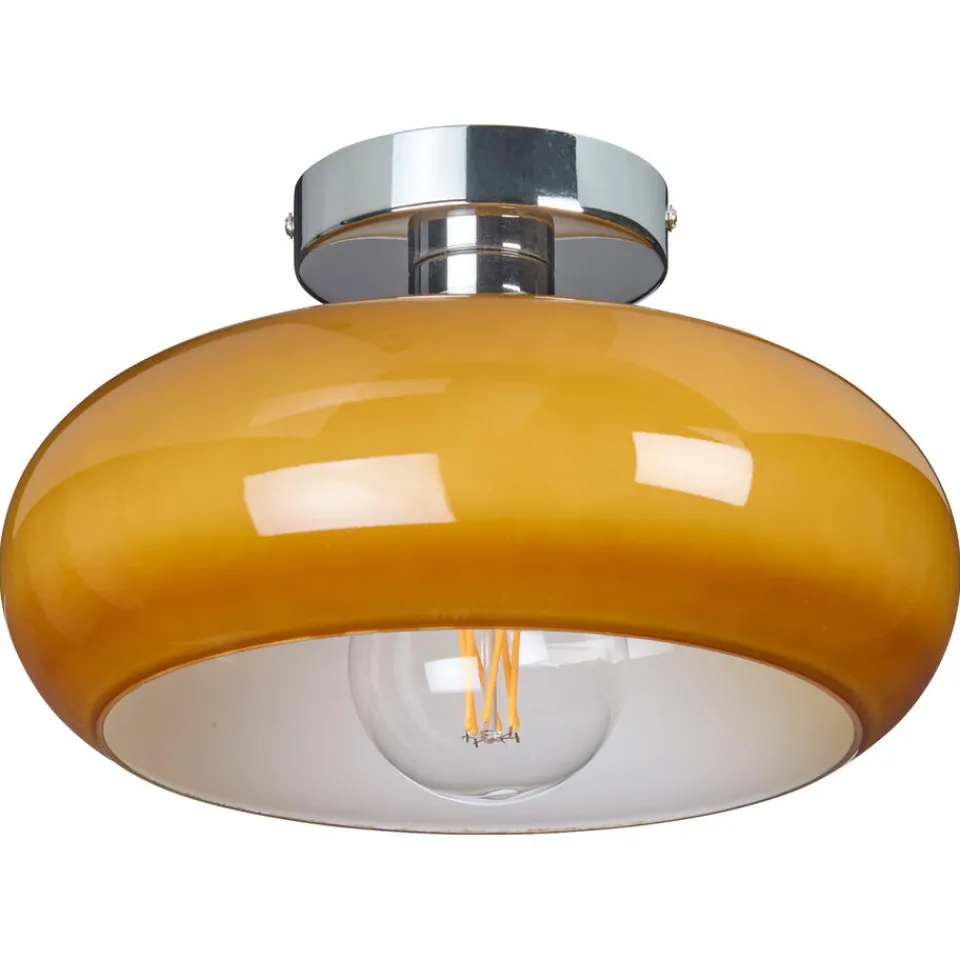 Kwantum Plafondlampen|Plafondlamp Leda Bruin