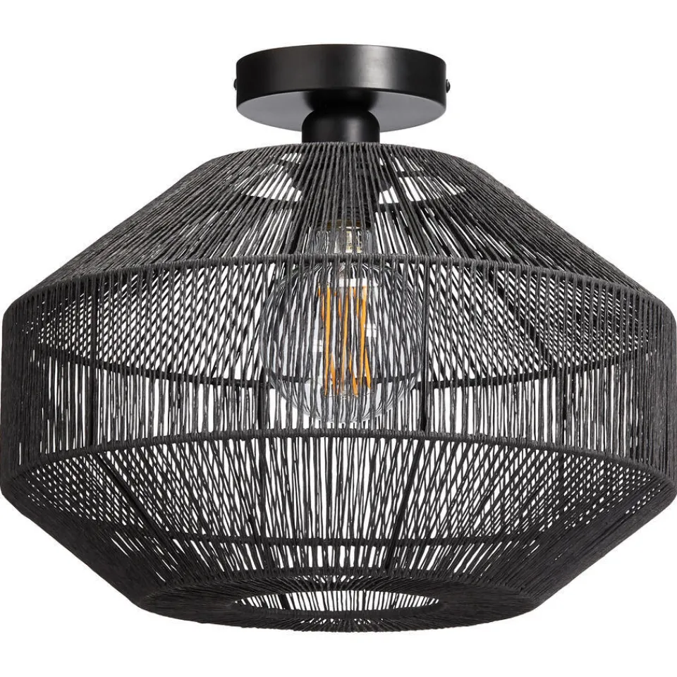 Kwantum Plafondlampen|Plafondlamp Segi Zwart
