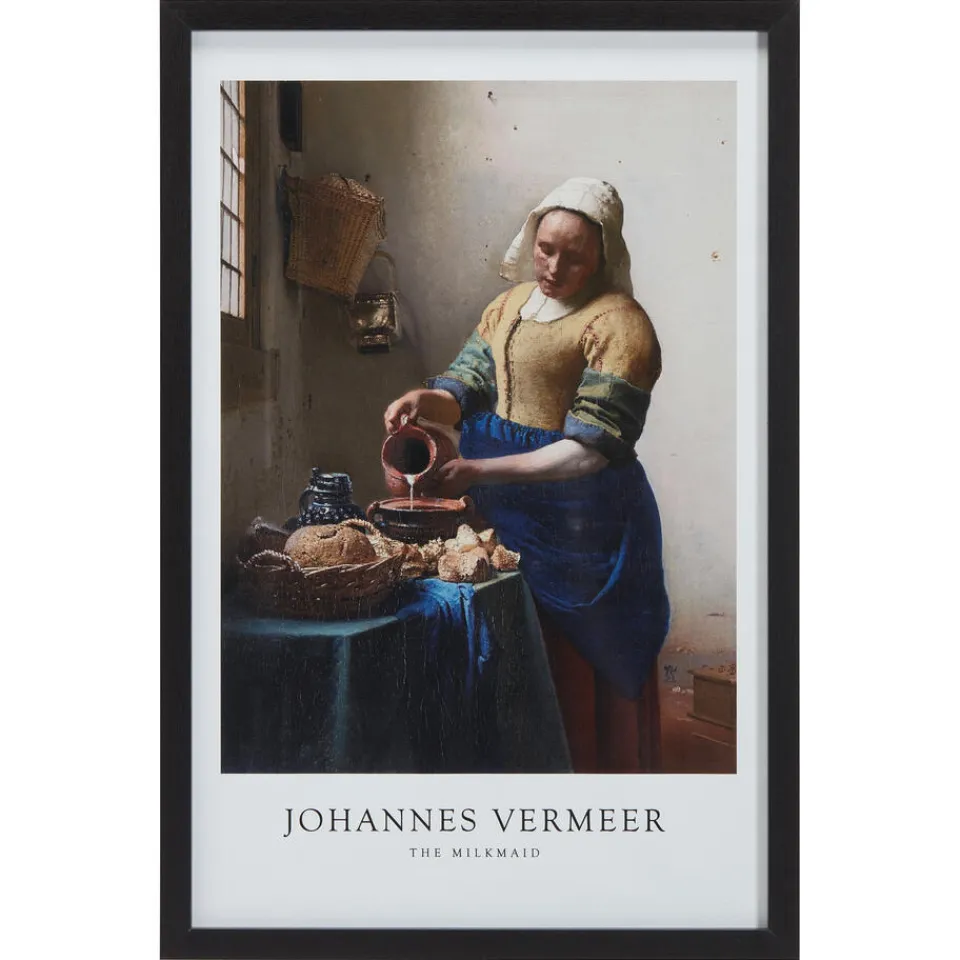 Kwantum Wanddecoratie|Poster Melkmeisje Blauw