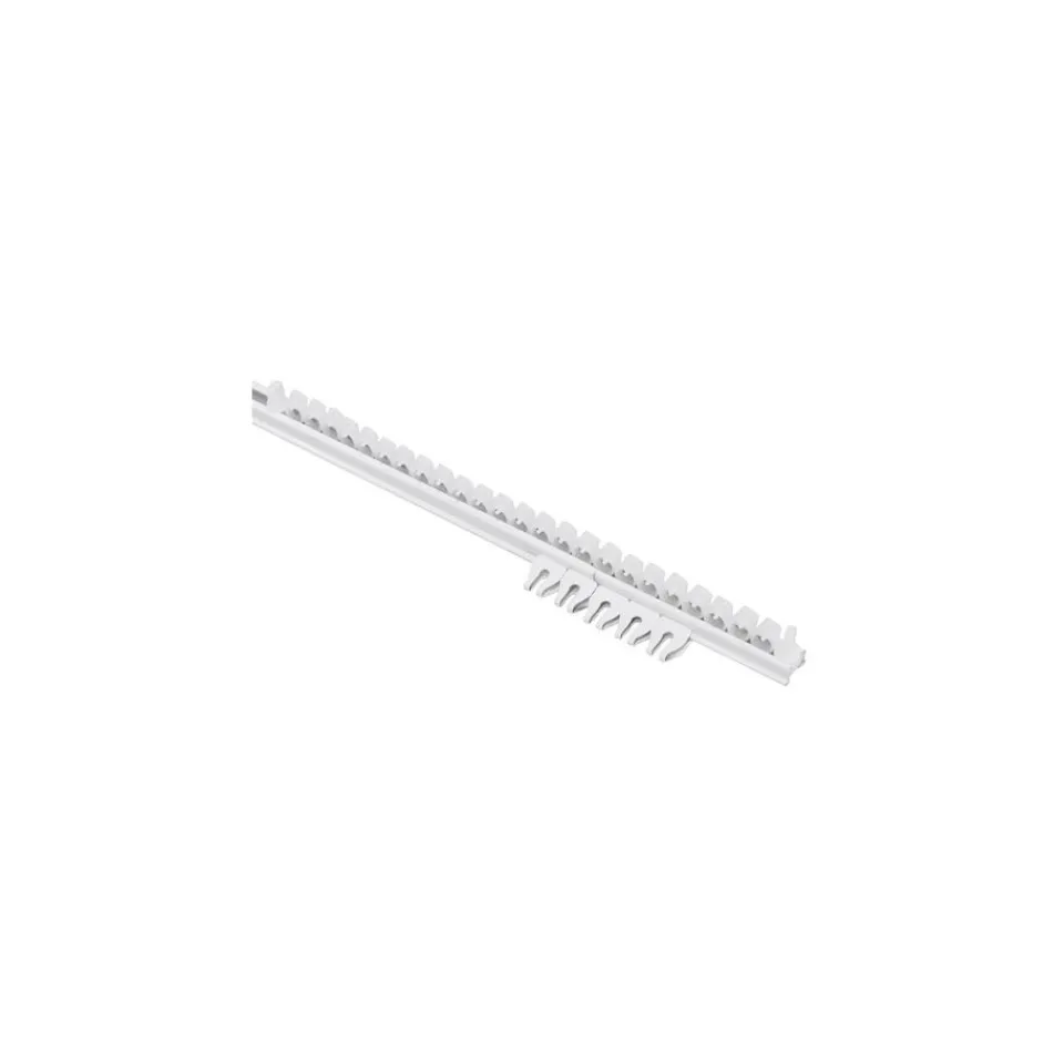 Kwantum Gordijnrails|Railset Plus Uitschuifbaar Wit 210-400 Cm