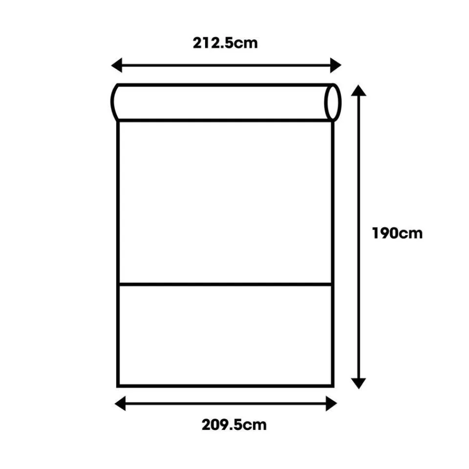 Kwantum Rolgordijnen|Rolgordijn Milou Wit 210x190 Cm