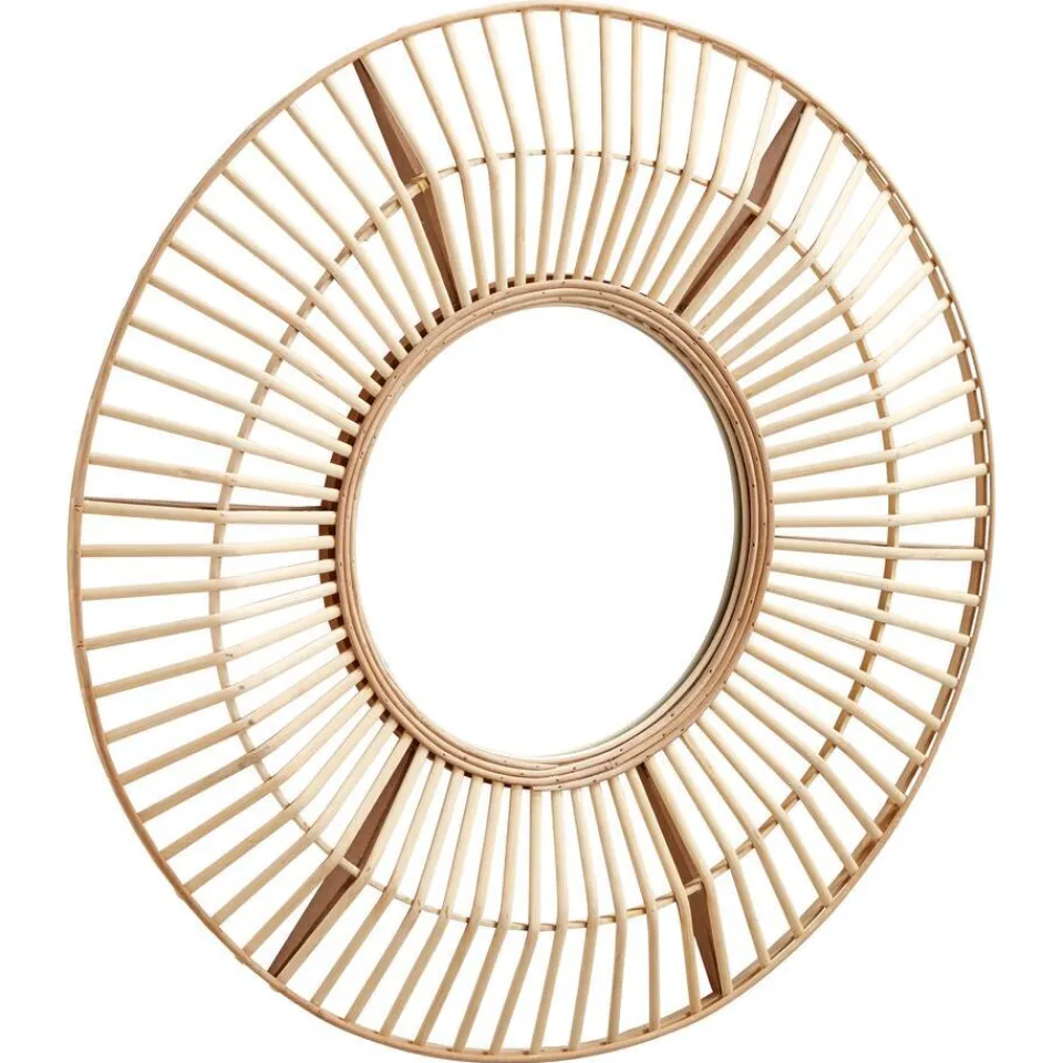 Kwantum Spiegels|Spiegel Rattan Bruin
