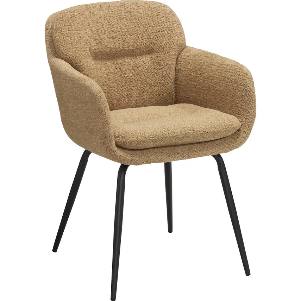 Kwantum Eetkamerstoelen|Stoel Demonte Caramel