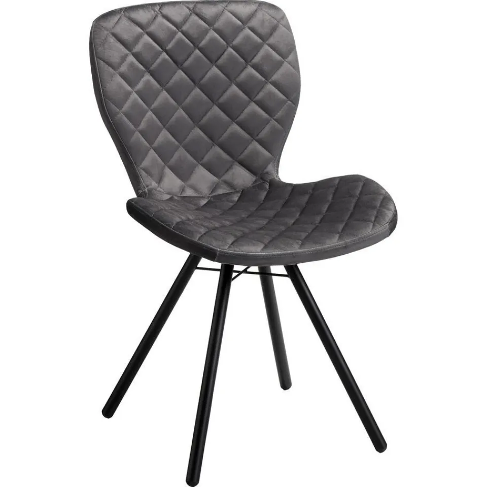 Kwantum Eetkamerstoelen|Stoel Lucca Donker Grijs