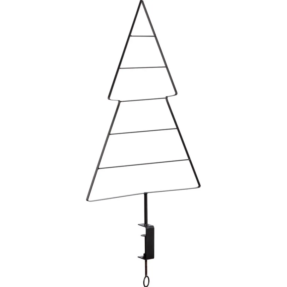 Kwantum Kerstdecoratie|Tafelklem Kerstboom Zwart