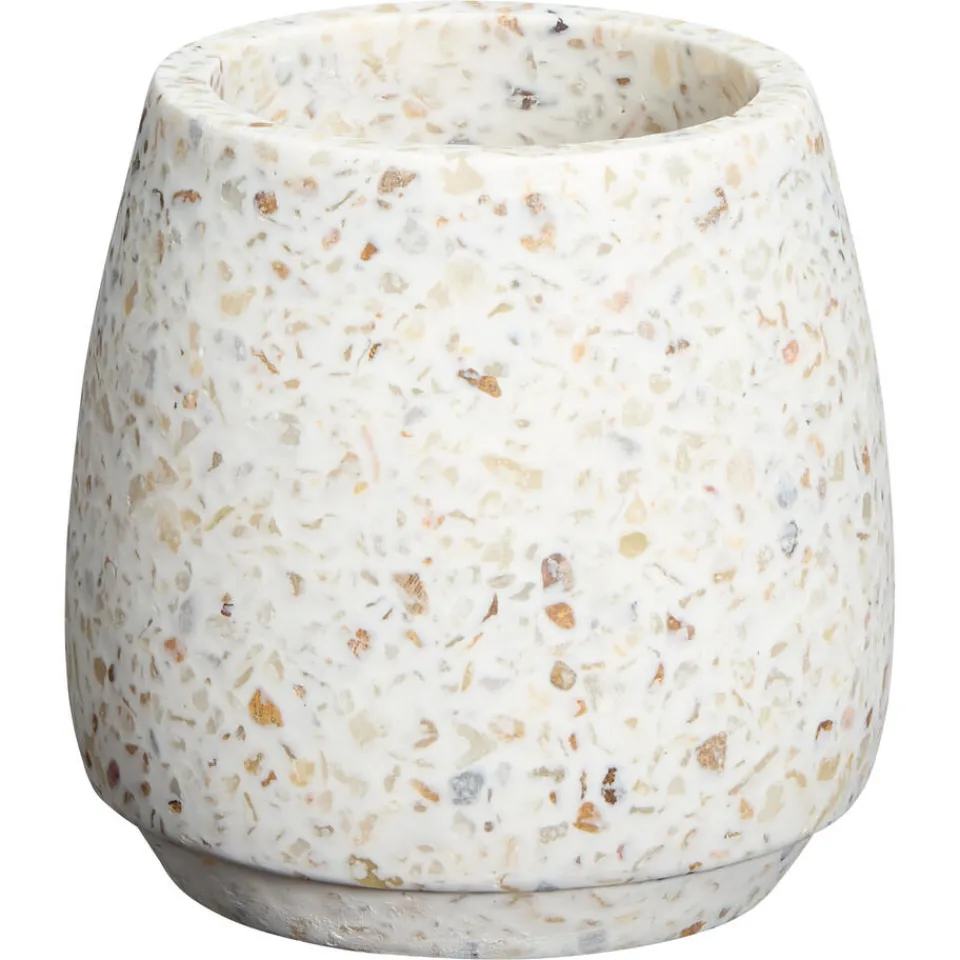 Kwantum Badkameraccessoires|Tandenborstelhouder Terazzo Off-White