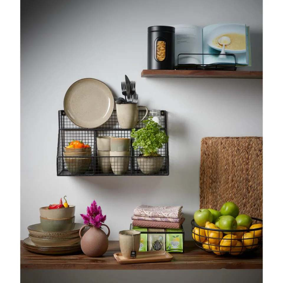 Kwantum Kerstservies|Keukenaccessoires|Theedoos Glas Zwart