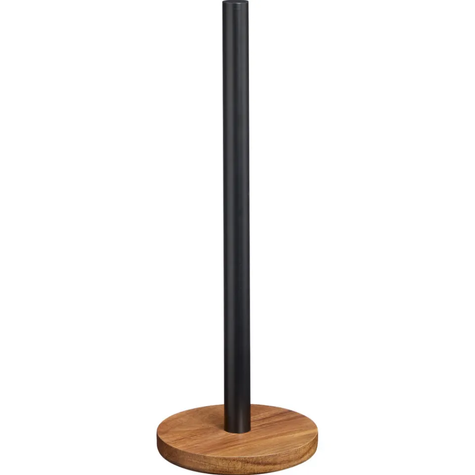 Kwantum Badkameraccessoires|Toiletrolhouder Bols Bruin/Zwart