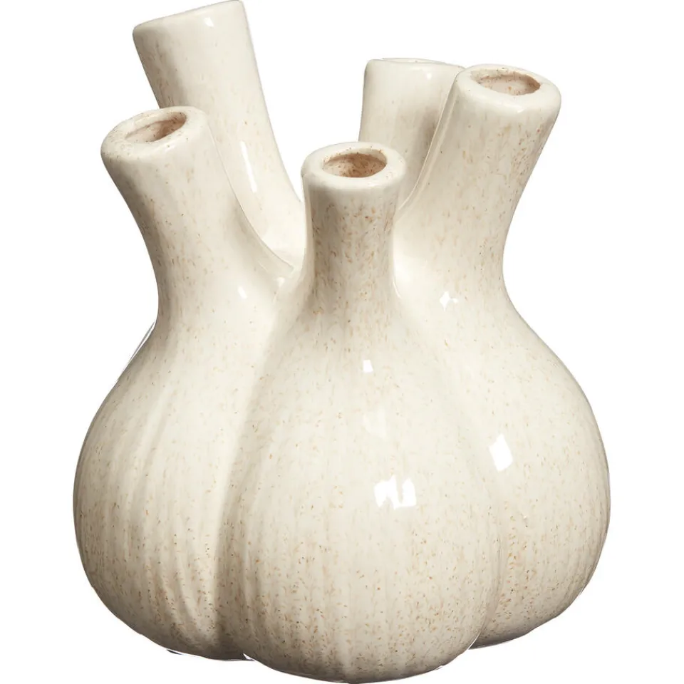 Kwantum Vazen & Potten|Vaas Tulp Beige 17x20 Cm